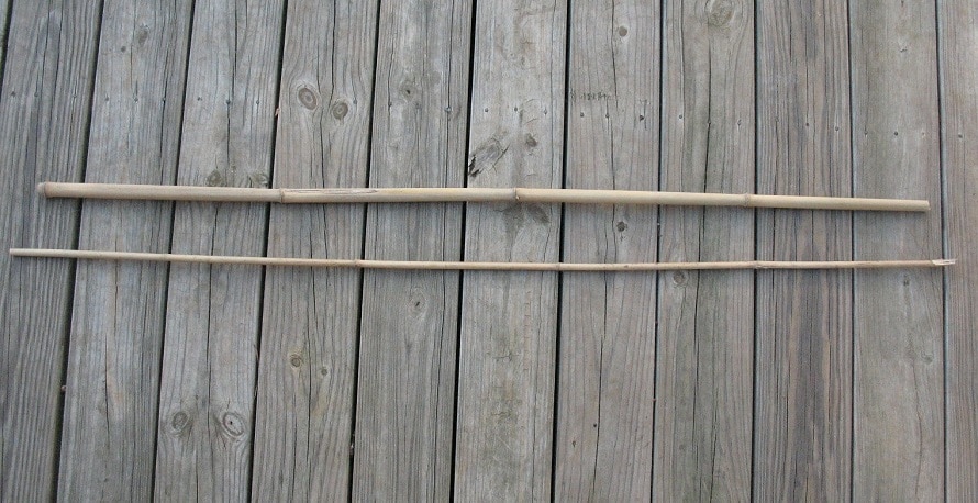 Cane for Building a Fishing Pole