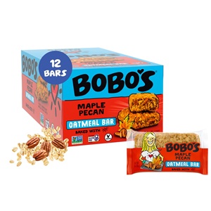 Bobo's Soft Baked Oatmeal Bars, Maple Pecan