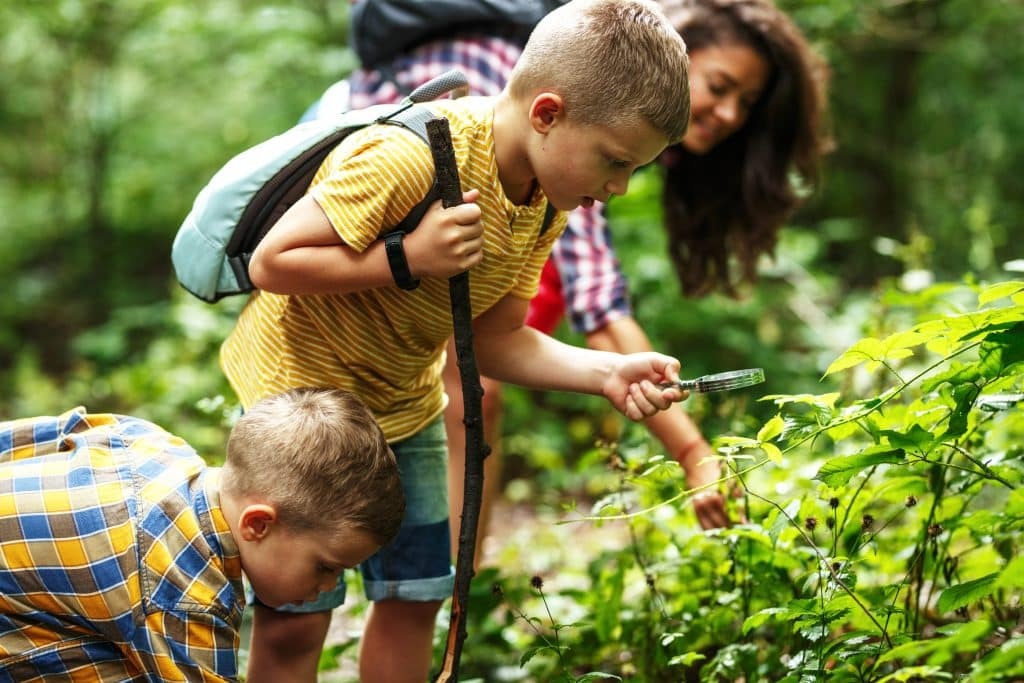 hiking with kids