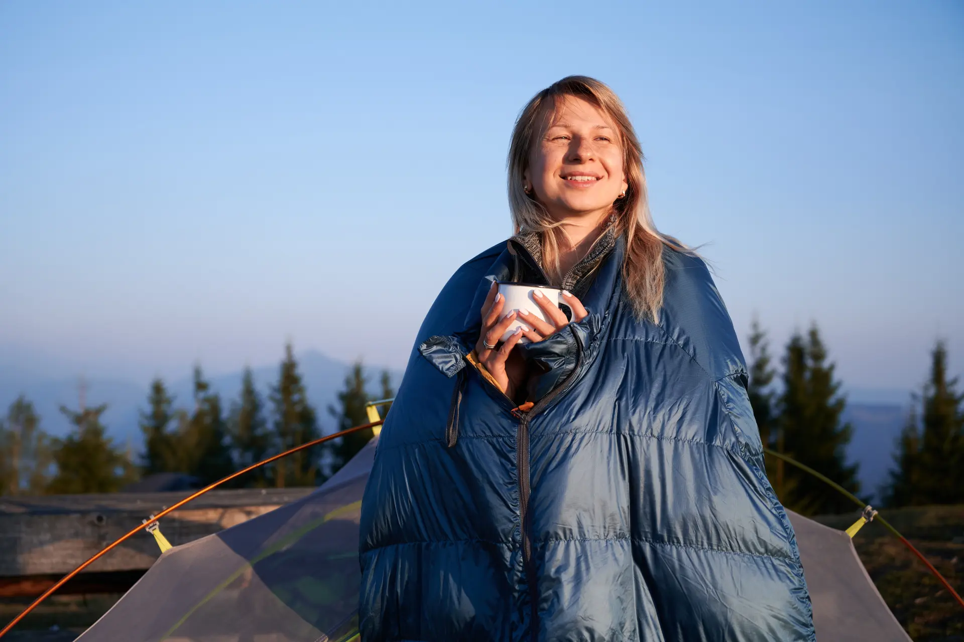 Sleeping Bag Review woman