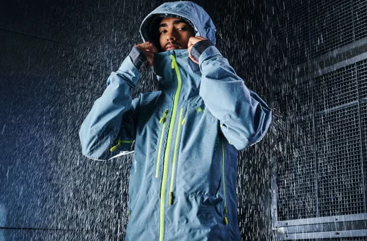 gore tex spray on a a jacket