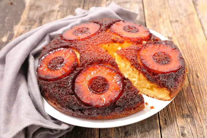 upside down pineapple cake
