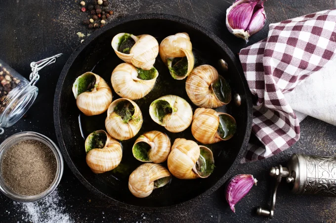 eating snails