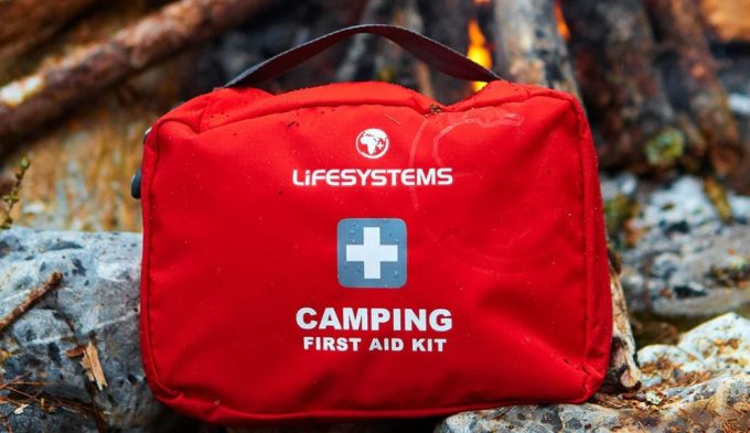 used camping first aid kit