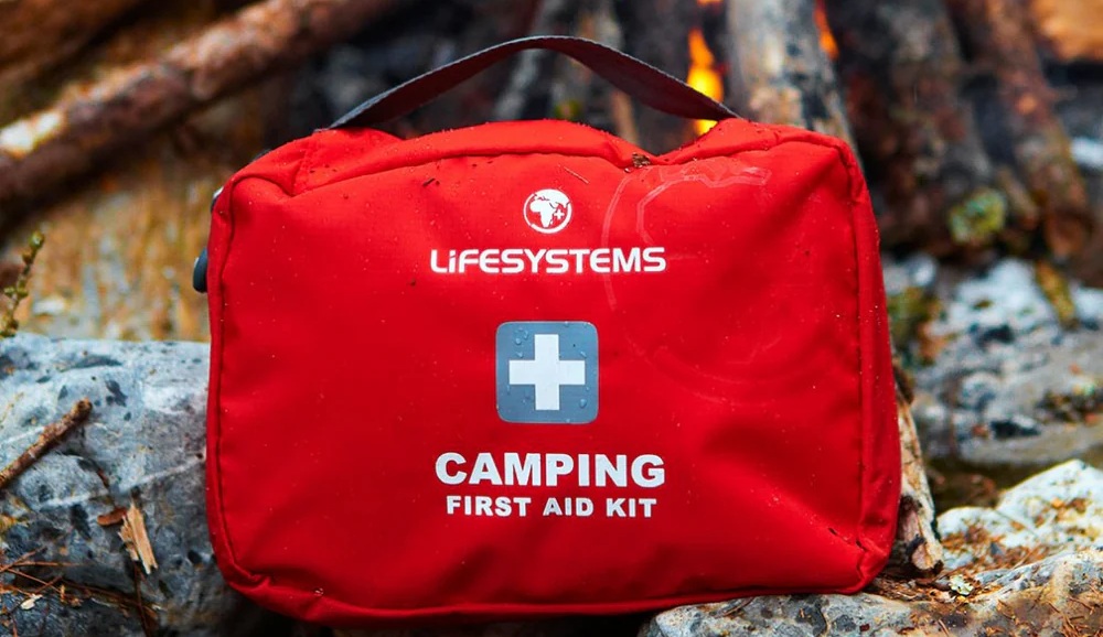 used camping first aid kit