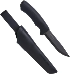 Morakniv Carbon Steel Fixed-Blade Bushcraft Knife