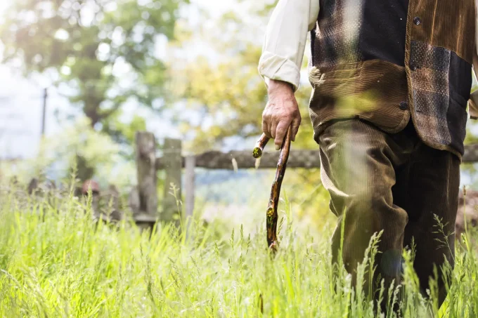 how to make a walking stick