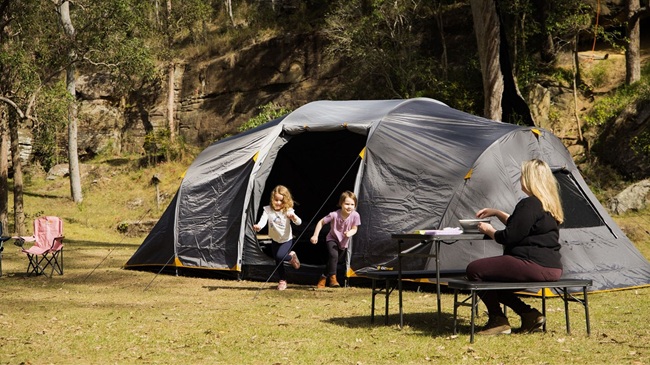 Tenting on site